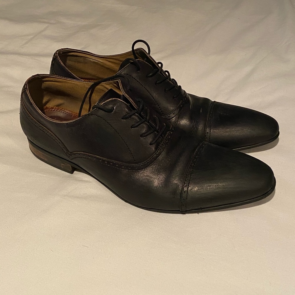 Aldo Mens Size 10 Black Dress Shoes
